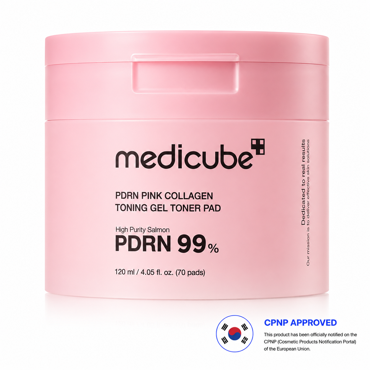 Medicube – PDRN Pink Collagen Toning Gel Toner Pad, 120ml (70pcs)